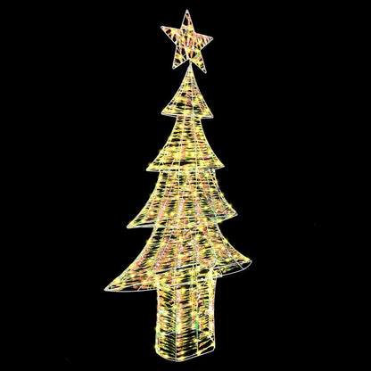 Weihnachtsbaum mit 240 LEDs Warmweiß 180 cm PET
