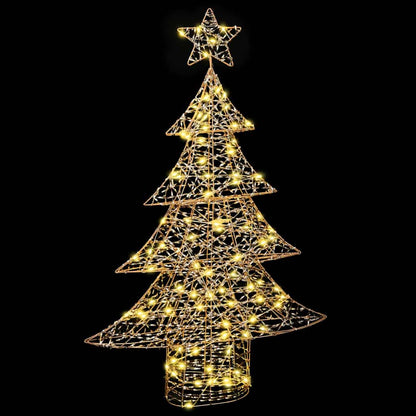 Weihnachtsbaum mit 120 LEDs Warmweiß 120 cm PET