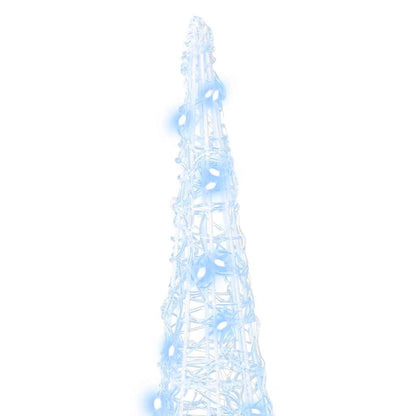 Weihnachtsbaum mit 90 LEDs 3 pcs Kaltweiß 20 x 20 x 80 cm Acryl