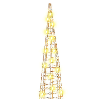 Weihnachtsbaum mit 90 LEDs 3 pcs Warmweiß 20 x 20 x 80 cm PET