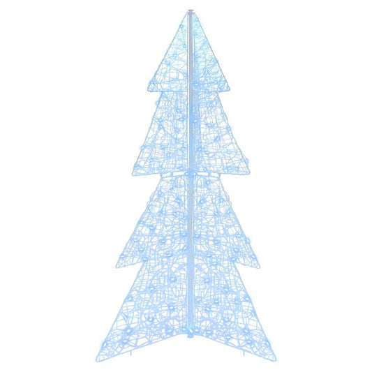 Weihnachtsbaum mit 160 LEDs Kalter Weiß 150 cm Acryl