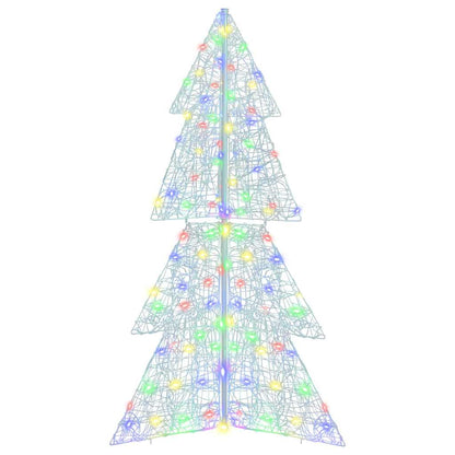 Weihnachtsbaum mit 160 LEDs Mehrfarbig 150 cm Acryl