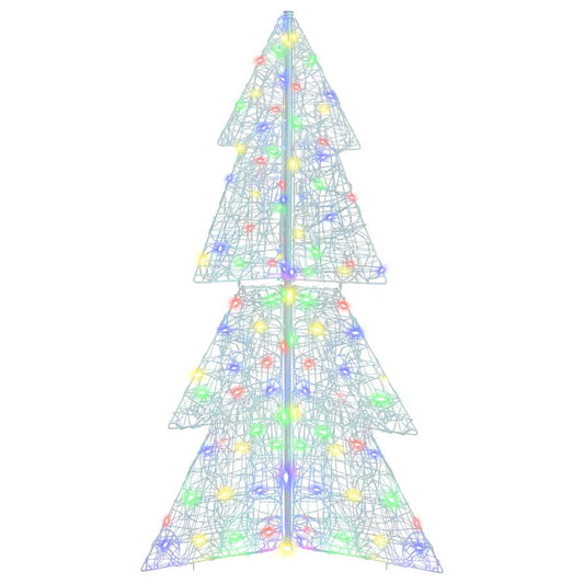 Weihnachtsbaum mit 160 LEDs Mehrfarbig 150 cm Acryl
