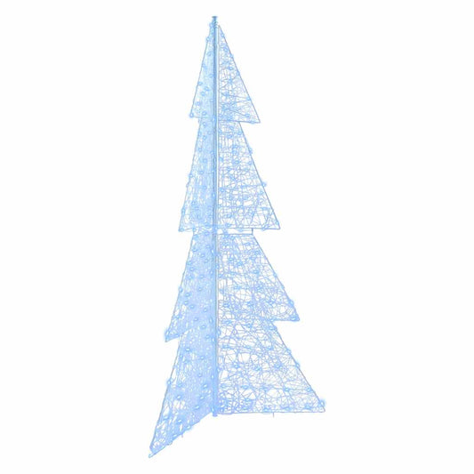 Weihnachtsbaum mit 240 LEDs Kalter Weiß 180 cm Acryl