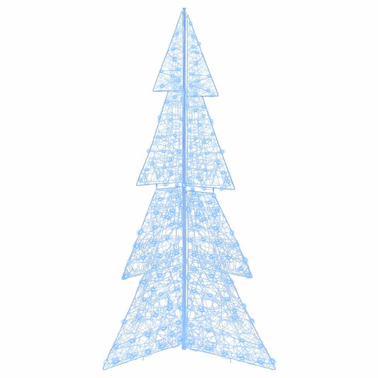 Weihnachtsbaum mit 240 LEDs Kalter Weiß 180 cm Acryl