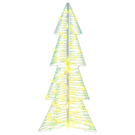Weihnachtsbaum mit 100 LEDs Warmes Weiß 120 cm PET