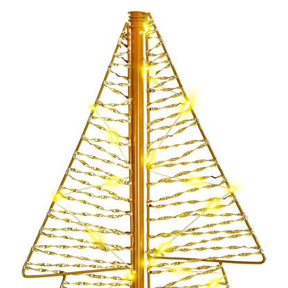 Weihnachtsbaum mit 160 LEDs Warmes Weiß 150 cm PET