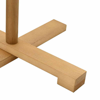 Holz Weihnachtsbaum mit Ständer Braun 125 cm Bambus