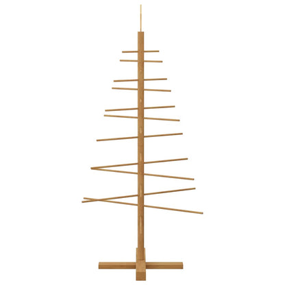 Holz Weihnachtsbaum mit Ständer Braun 125 cm Bambus