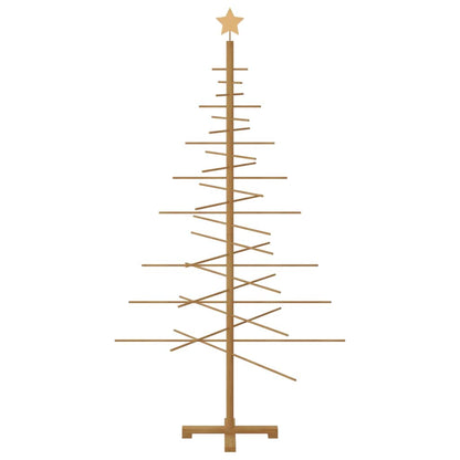 Holz Weihnachtsbaum mit Ständer Braun 180 cm Bambus