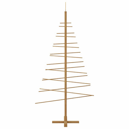 Holz Weihnachtsbaum mit Ständer Braun 180 cm Bambus