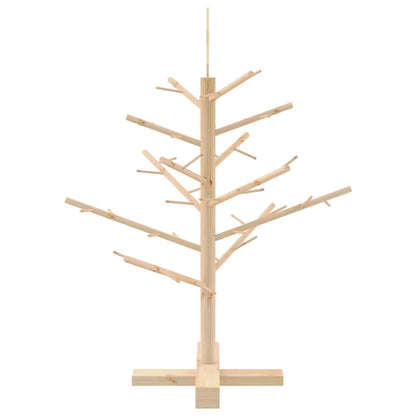 Holz Weihnachtsbaum mit Ständer Natur 75 cm Massivholz Kiefer
