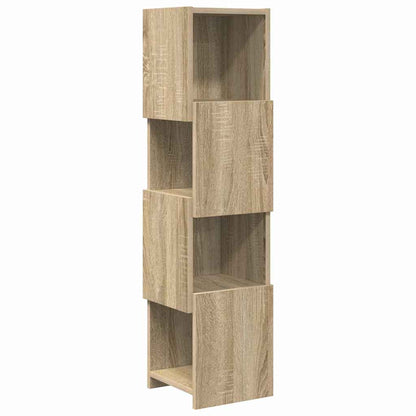 Eckschrank Weiß 25,5x25x102cm Holzwerkstoff