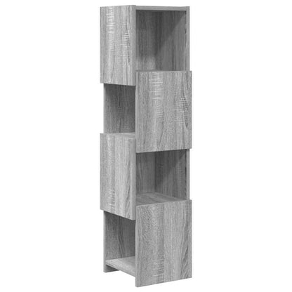 Eckschrank Weiß 25,5x25x102cm Holzwerkstoff