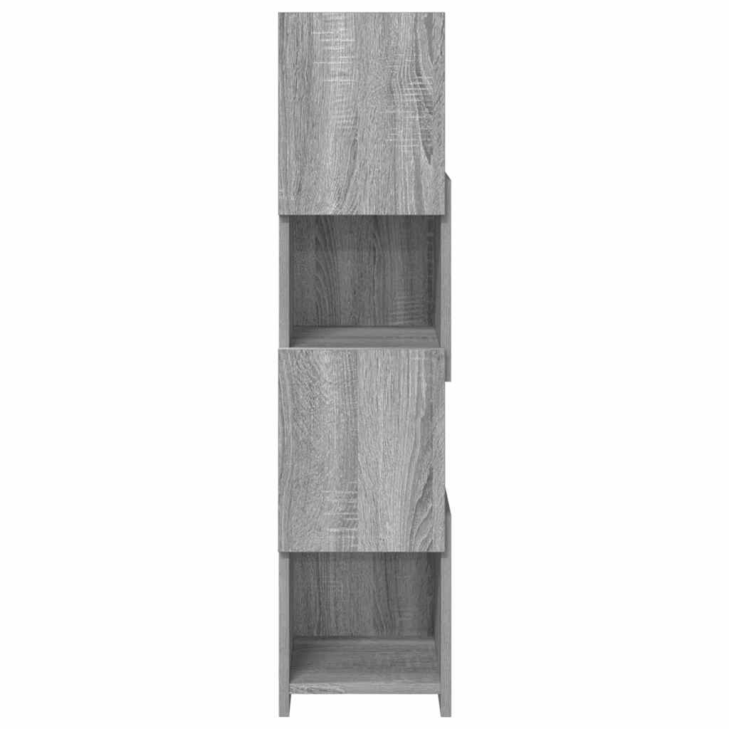Eckschrank Weiß 25,5x25x102cm Holzwerkstoff