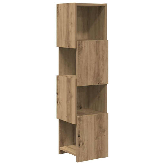 Eckschrank Weiß 25,5x25x102cm Holzwerkstoff