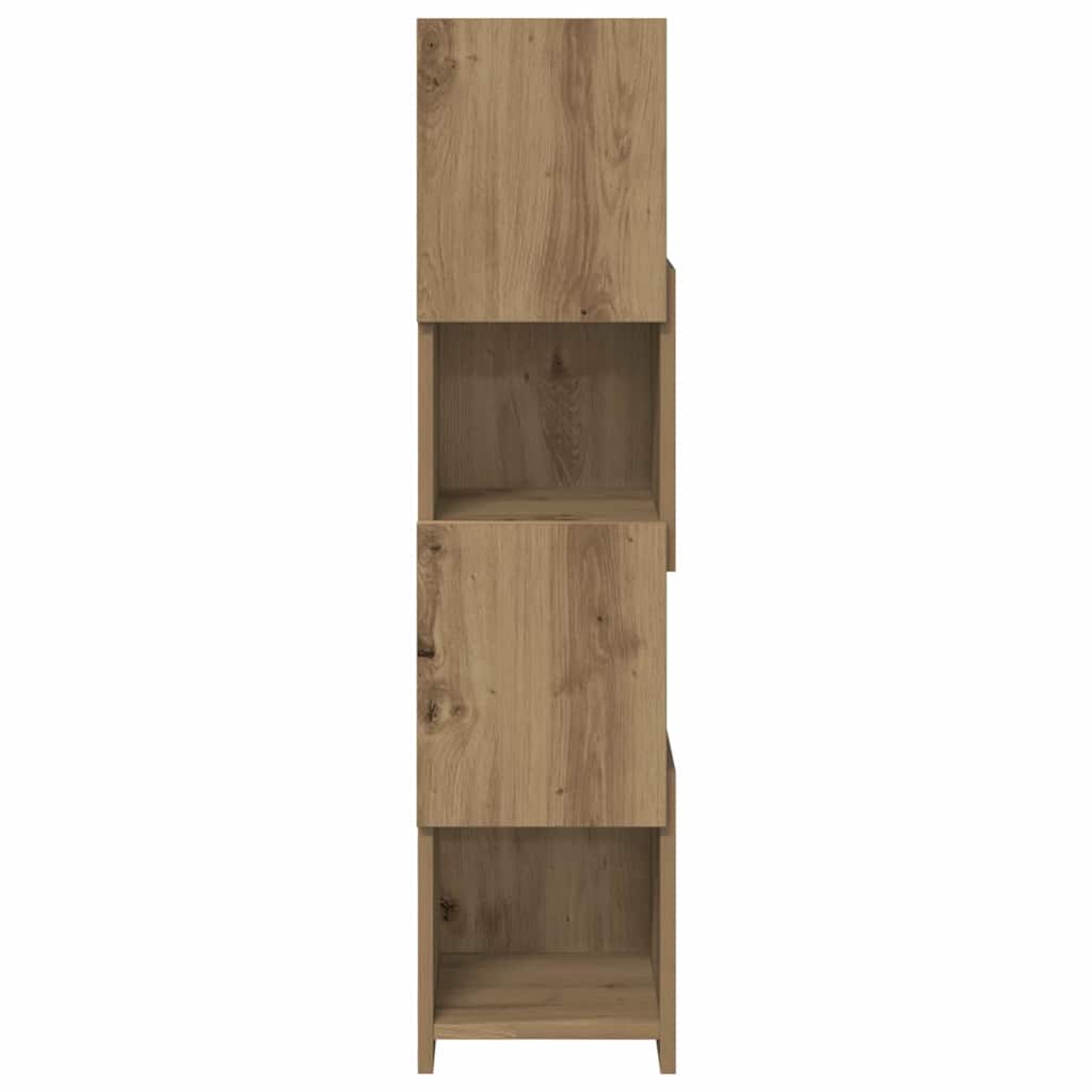 Eckschrank Weiß 25,5x25x102cm Holzwerkstoff