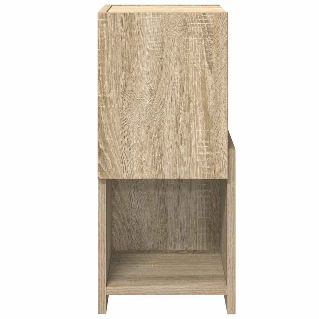 Eckschrank Weiß 25,5x25x55cm Holzwerkstoff