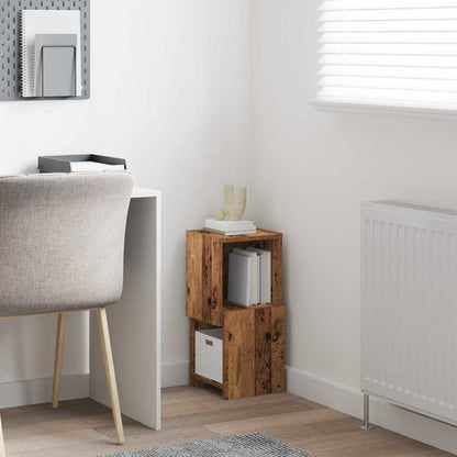 Eckschrank Weiß 25,5x25x55cm Holzwerkstoff