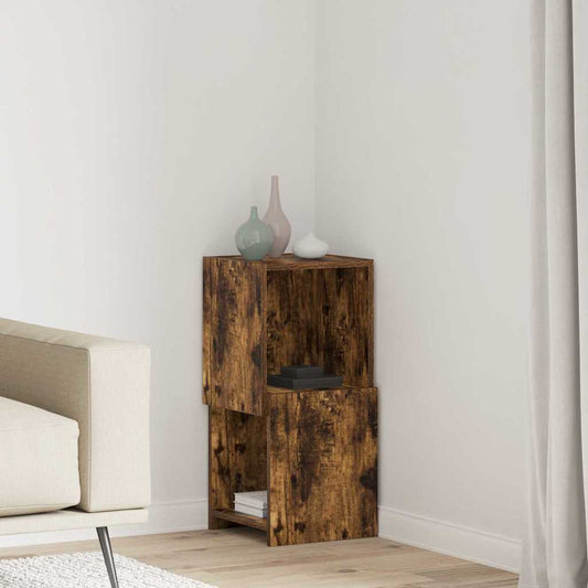 Eckschrank Weiß 30,5x30x65cm Holzwerkstoff