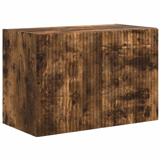 TV-Wandschrank Wandmontiert Geräucherte Eiche 59,5 x 31 x 40 cm