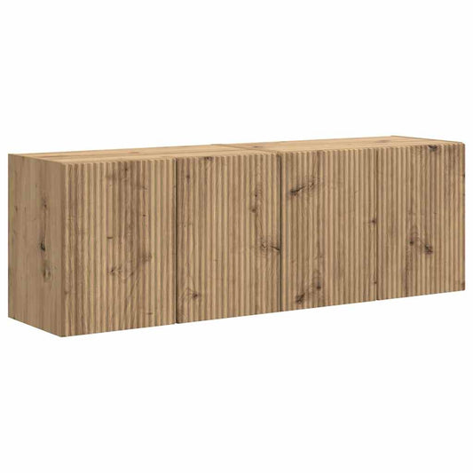 TV-Wandschrank 2 pcs Artisan-Eiche 59,5 x 31 x 40 cm