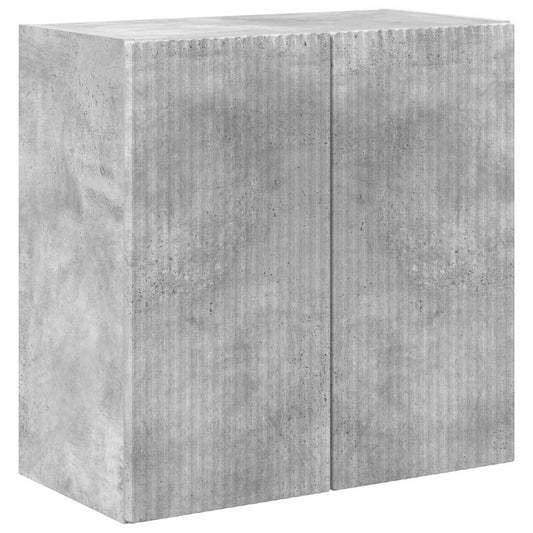 TV-Wandschrank Beton Grau 59,5 x 31 x 60 cm Holzwerkstoff