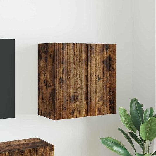 TV-Wandschrank Wandmontiert Geräucherte Eiche 59,5 x 31 x 60 cm