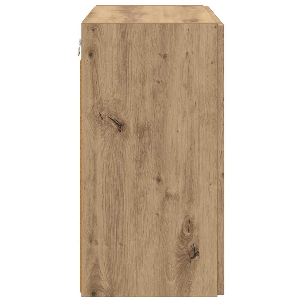 TV-Wandschrank Artisan-Eiche 59,5 x 31 x 60 cm Holzwerkstoff