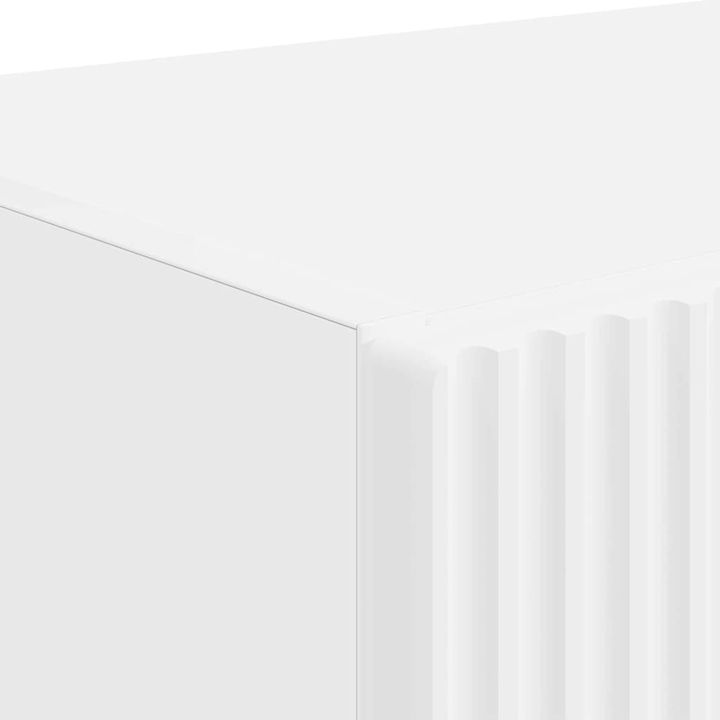 TV-Wandschrank Weiß 59,5 x 31 x 80 cm Holzwerkstoff