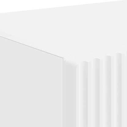 TV-Wandschrank Weiß 59,5 x 31 x 80 cm Holzwerkstoff