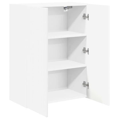 TV-Wandschrank Weiß 59,5 x 31 x 80 cm Holzwerkstoff