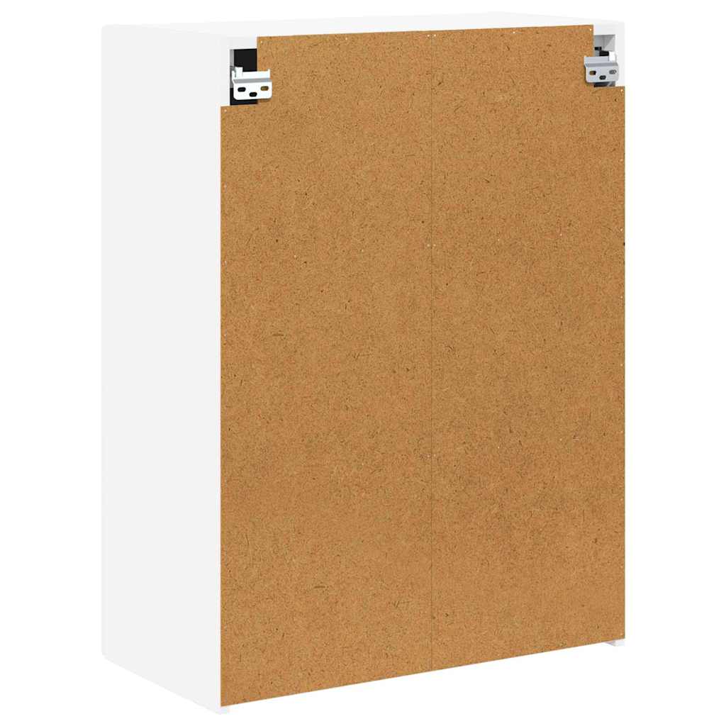 TV-Wandschrank Weiß 59,5 x 31 x 80 cm Holzwerkstoff