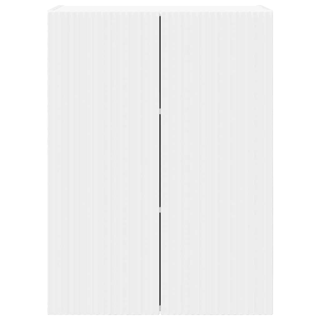 TV-Wandschrank Weiß 59,5 x 31 x 80 cm Holzwerkstoff