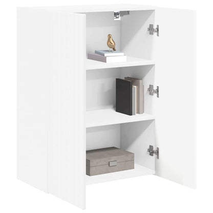 TV-Wandschrank Weiß 59,5 x 31 x 80 cm Holzwerkstoff
