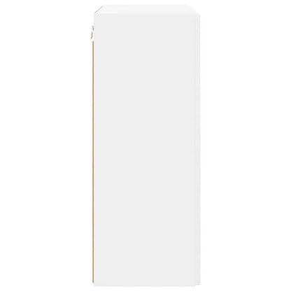 TV-Wandschrank Weiß 59,5 x 31 x 80 cm Holzwerkstoff