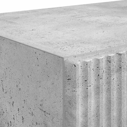 TV-Wandschrank Beton Grau 59,5 x 31 x 80 cm Holzwerkstoff