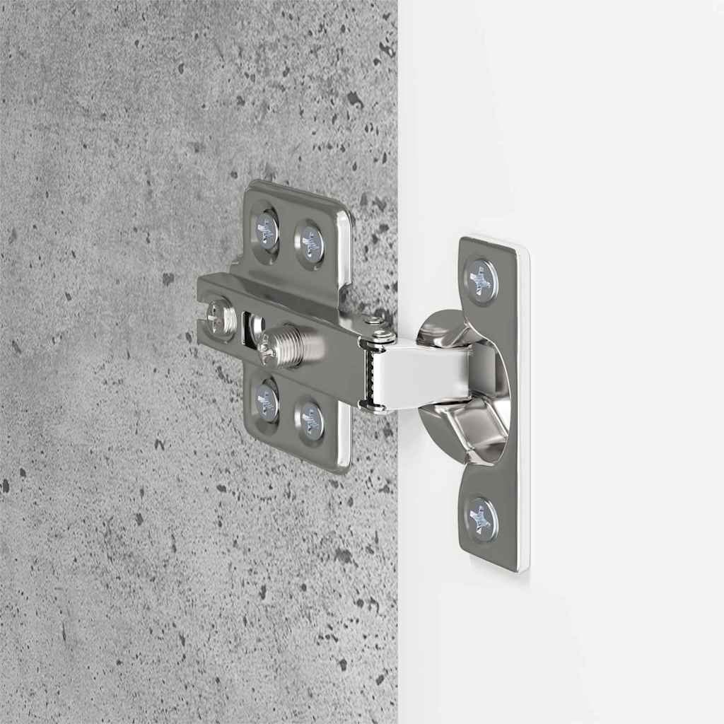 TV-Wandschrank Beton Grau 59,5 x 31 x 80 cm Holzwerkstoff