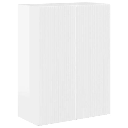 TV-Wandschrank Hochglanz Weiß 59,5 x 31 x 80 cm Holzwerkstoff