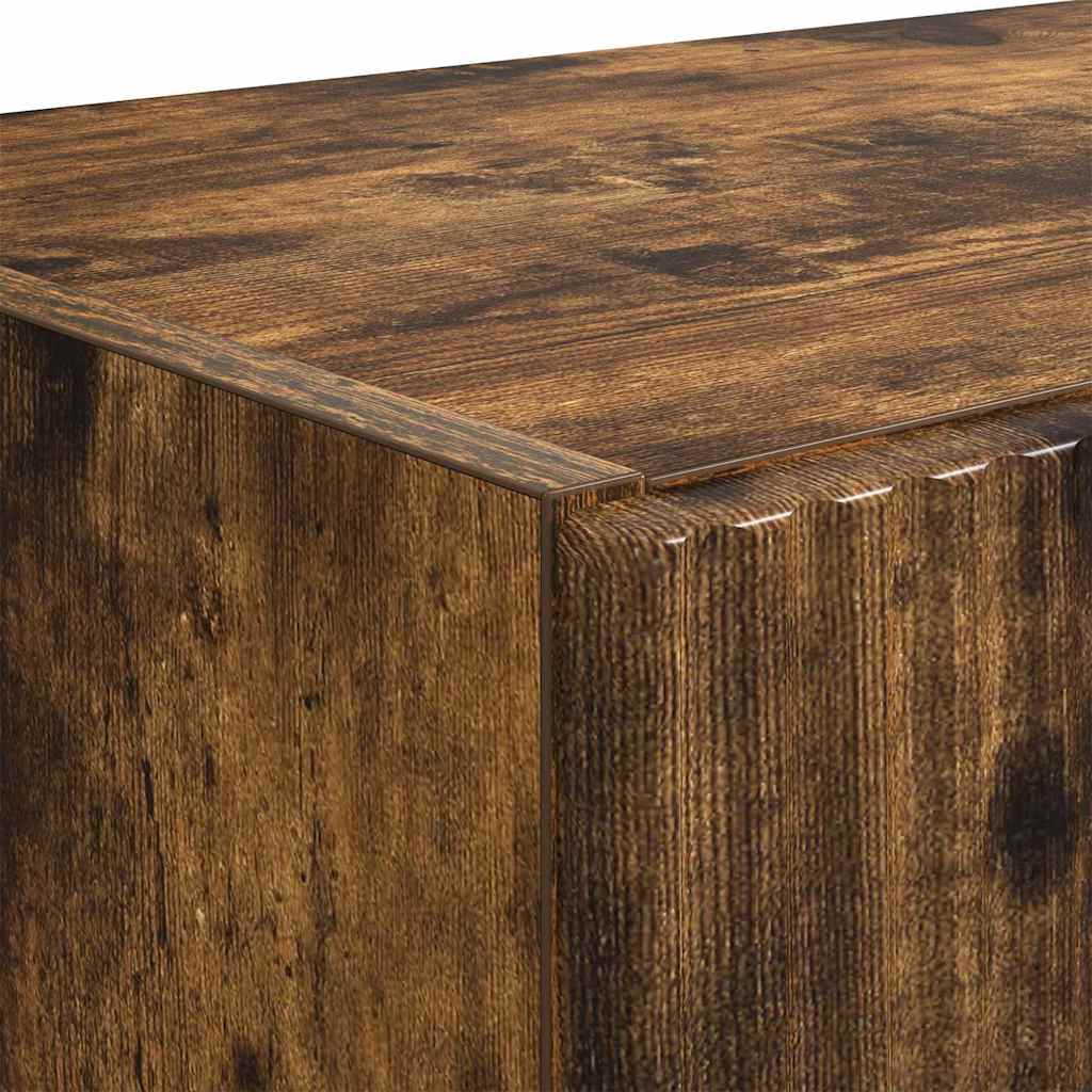 TV-Wandschrank Wandmontiert Geräucherte Eiche 59,5 x 31 x 80 cm