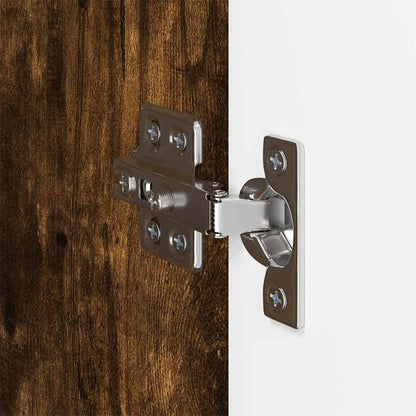 TV-Wandschrank Wandmontiert Geräucherte Eiche 59,5 x 31 x 80 cm