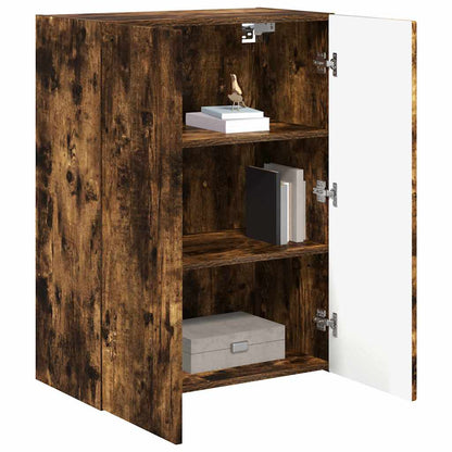TV-Wandschrank Wandmontiert Geräucherte Eiche 59,5 x 31 x 80 cm