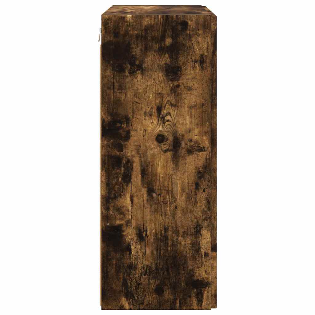 TV-Wandschrank Wandmontiert Geräucherte Eiche 59,5 x 31 x 80 cm