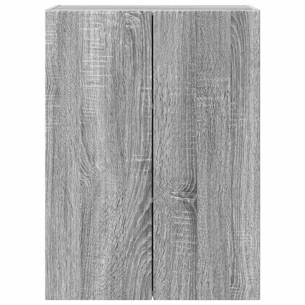 TV-Wandschrank Graues Sonoma 59,5 x 31 x 80 cm Holzwerkstoff
