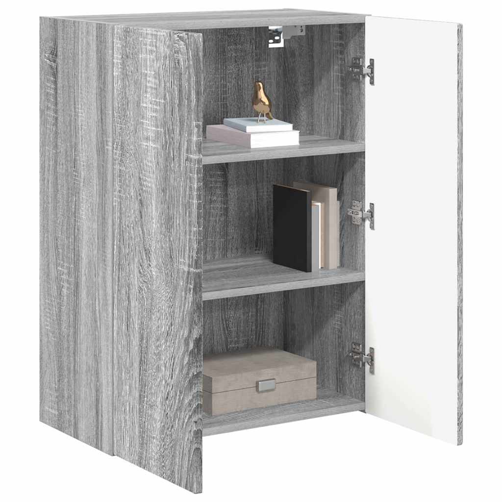 TV-Wandschrank Graues Sonoma 59,5 x 31 x 80 cm Holzwerkstoff