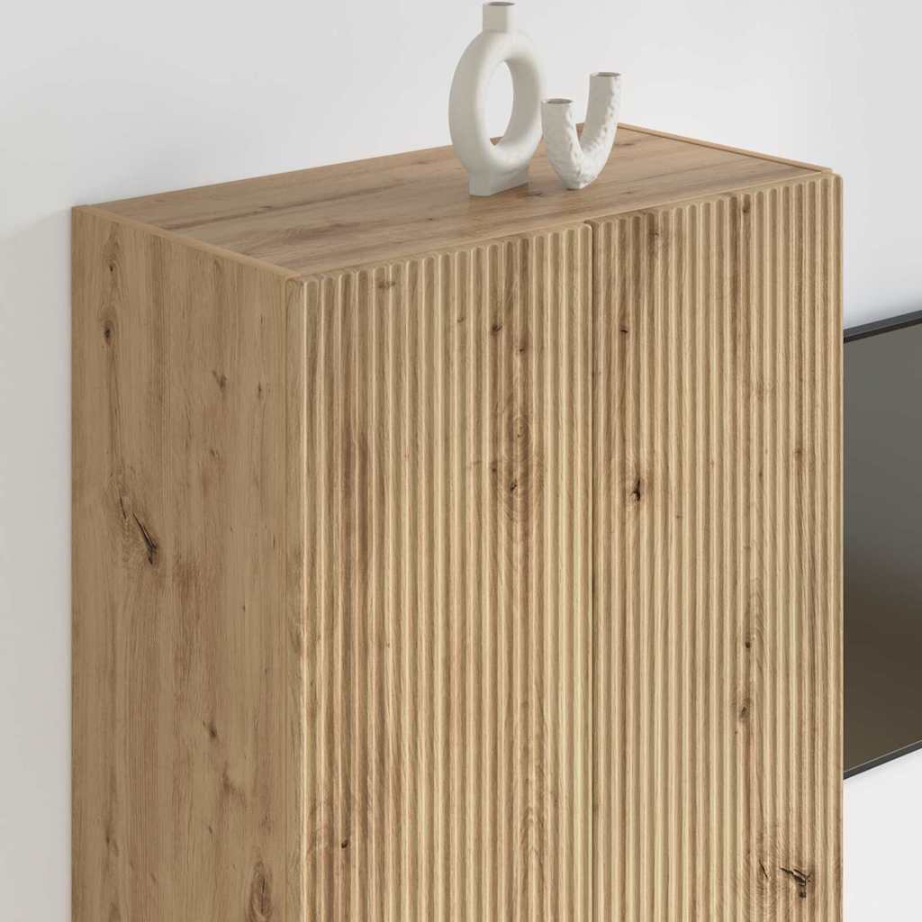 TV-Wandschrank Artisan-Eiche 59,5 x 31 x 80 cm Holzwerkstoff