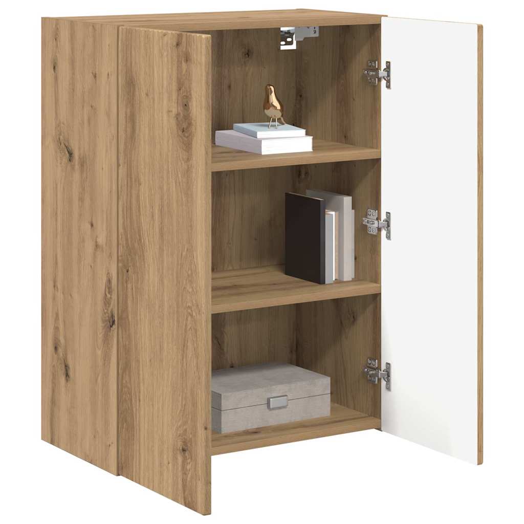 TV-Wandschrank Artisan-Eiche 59,5 x 31 x 80 cm Holzwerkstoff