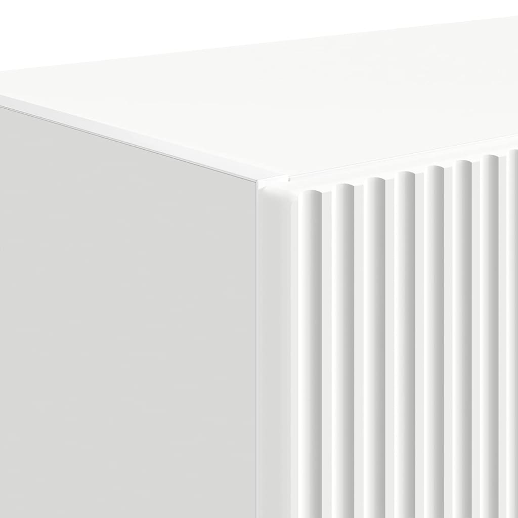 TV-Wandschrank Weiß 59,5 x 31 x 100 cm Holzwerkstoff