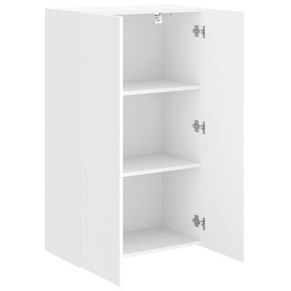 TV-Wandschrank Weiß 59,5 x 31 x 100 cm Holzwerkstoff