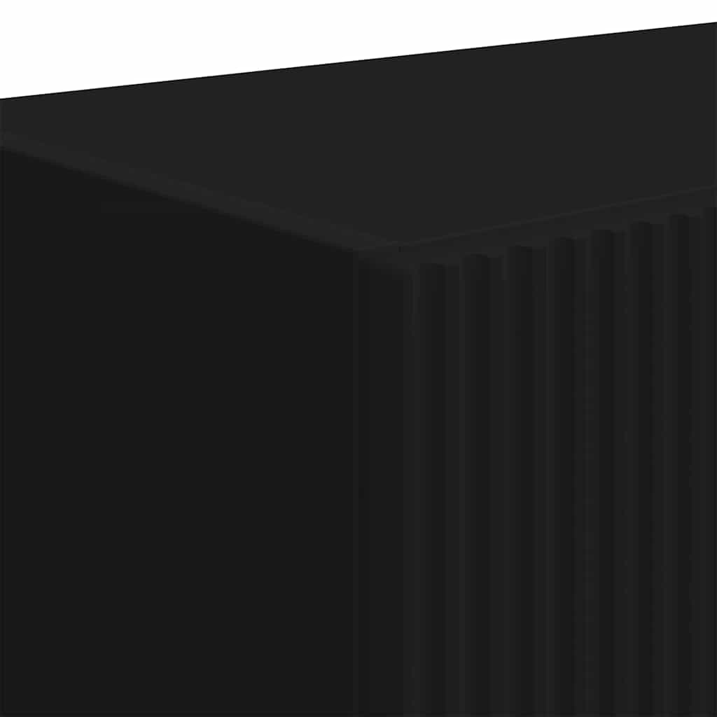 TV-Wandschrank Schwarz 59,5 x 31 x 100 cm Holzwerkstoff